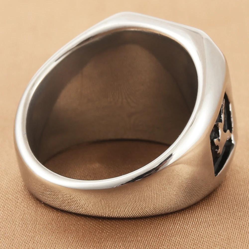 Men's Stainless Steel Eagle Ring by GJG Denim