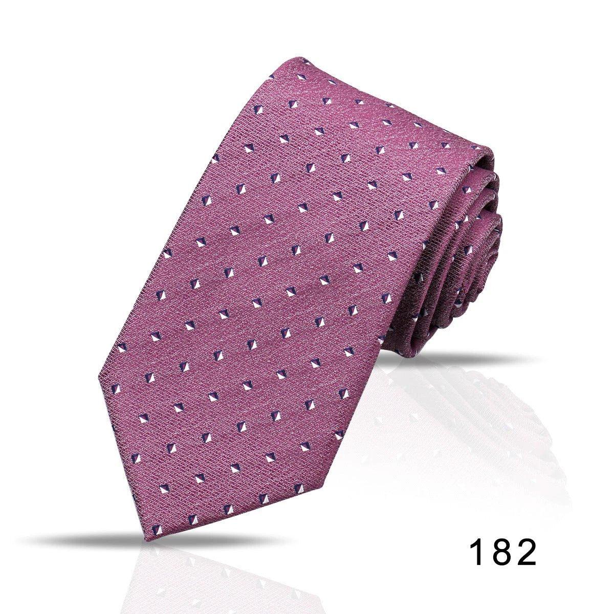 Men's Casual Polyester Jacquard Ties by GJG Denim