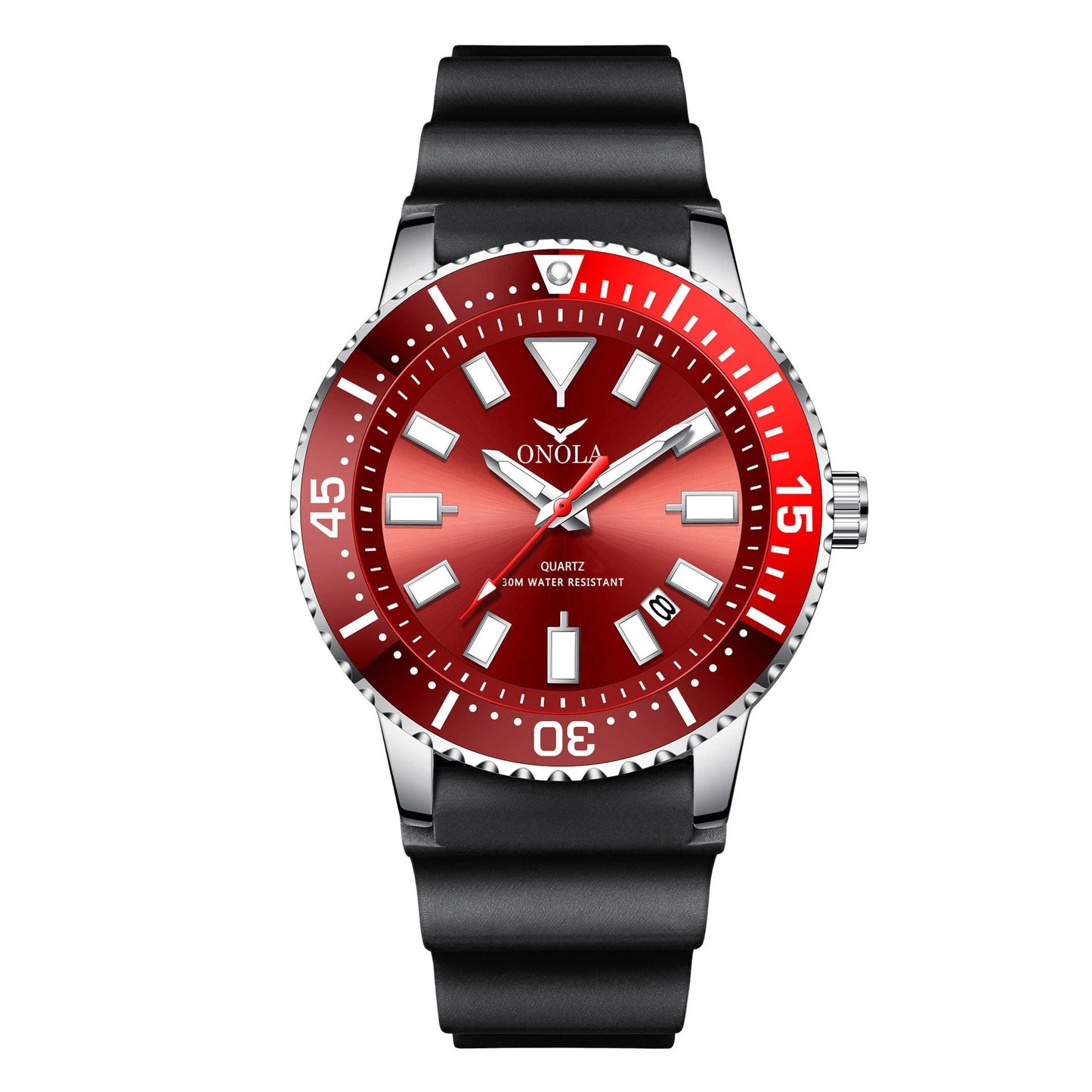 Business Casual Men's Waterproof Tape Quartz Watch by GJG Denim