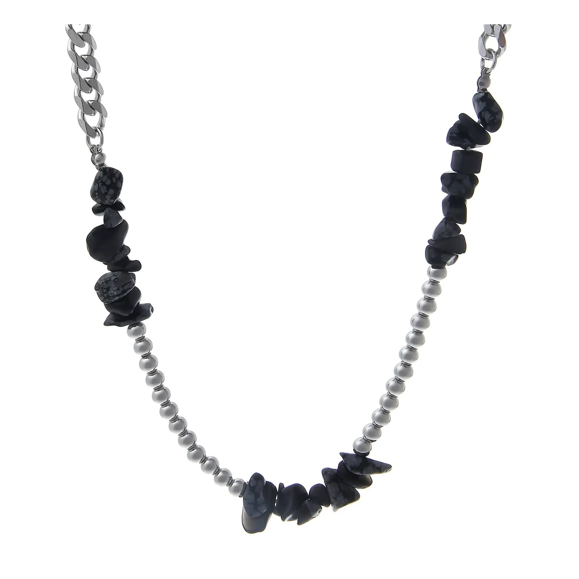 Irregular Stitching Fashionable Necklace For Men by GJG Denim