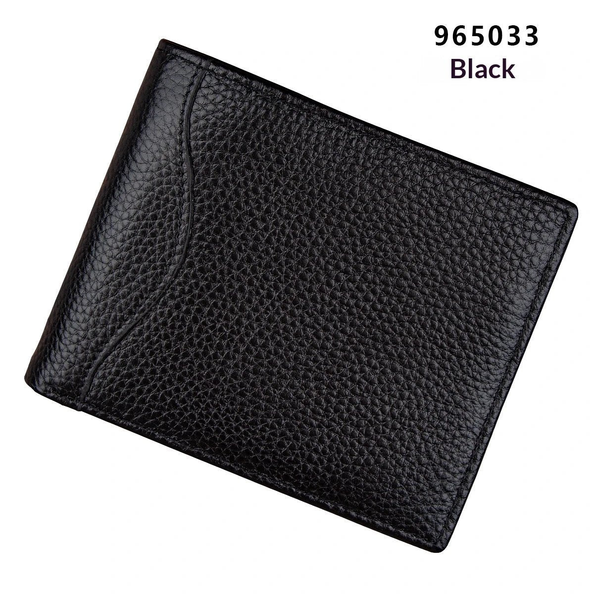 Men's Anti-Scanning RFID High-Capacity Credit Card Holder Made From First-Layer Cowhide Leather by GJG Denim