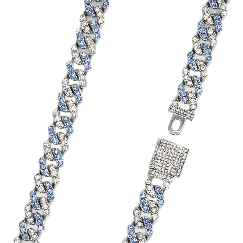 Men's 11mm Box-Clasp Cuban Necklace by GJG Denim