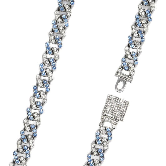 Men's 11mm Box-Clasp Cuban Necklace by GJG Denim