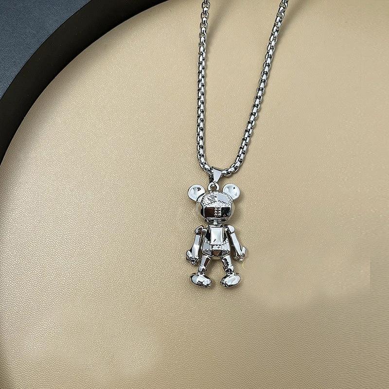 Men's Bear Necklace by GJG Denim