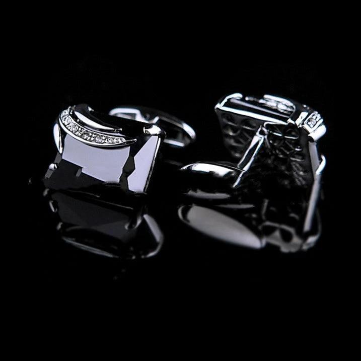 Angel Zircon Glass Crystal Cufflinks For Men by GJG Denim