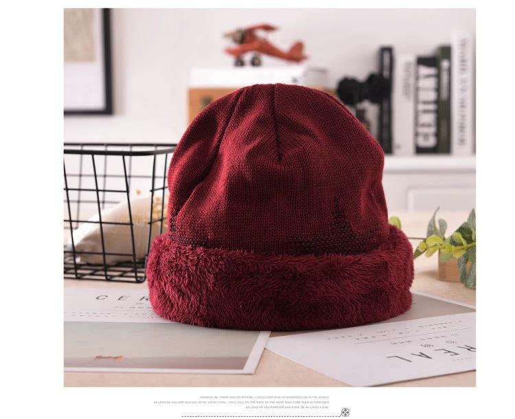 Men's Fashion Knitted Outdoor Warm Woolen Beanie by GJG Denim