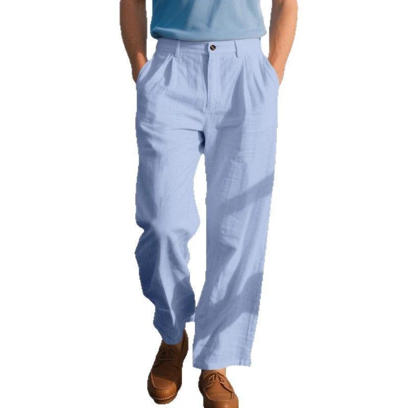 Men's Loose Straight Business Pants by GJG Denim