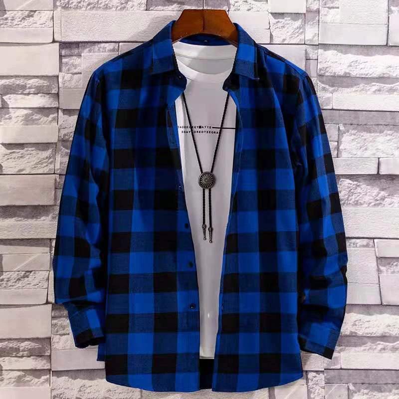 Men's Long Sleeve Casual Shirt by GJG Denim