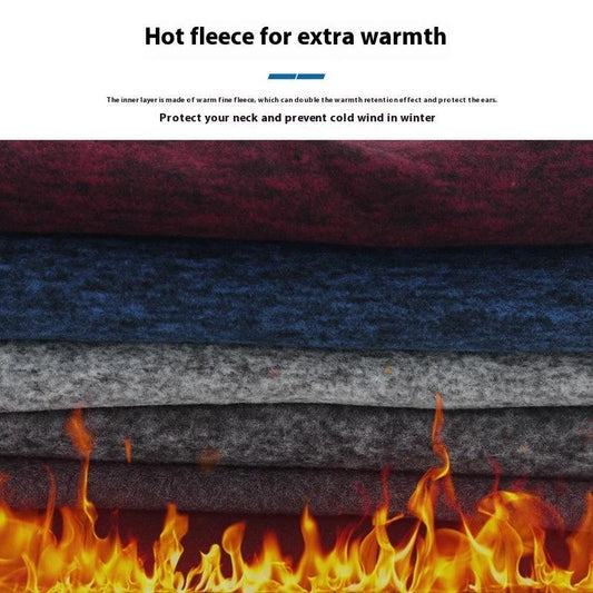 Men's Fleece Lined Thick Scarf by GJG Denim