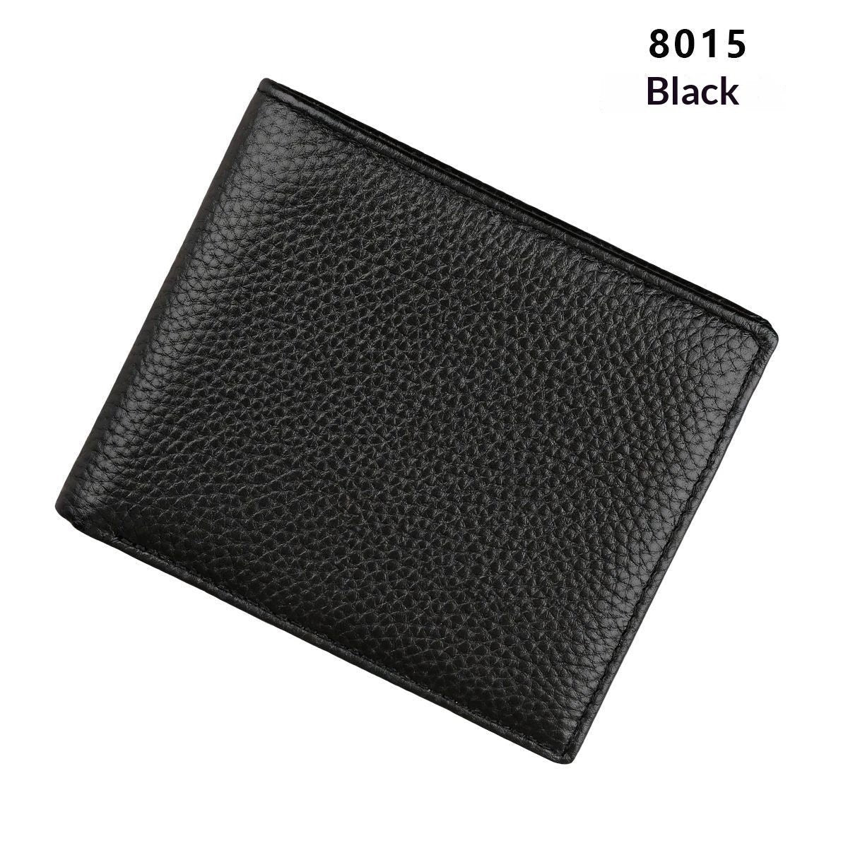 Men's Anti-Scanning RFID High-Capacity Credit Card Holder Made From First-Layer Cowhide Leather by GJG Denim