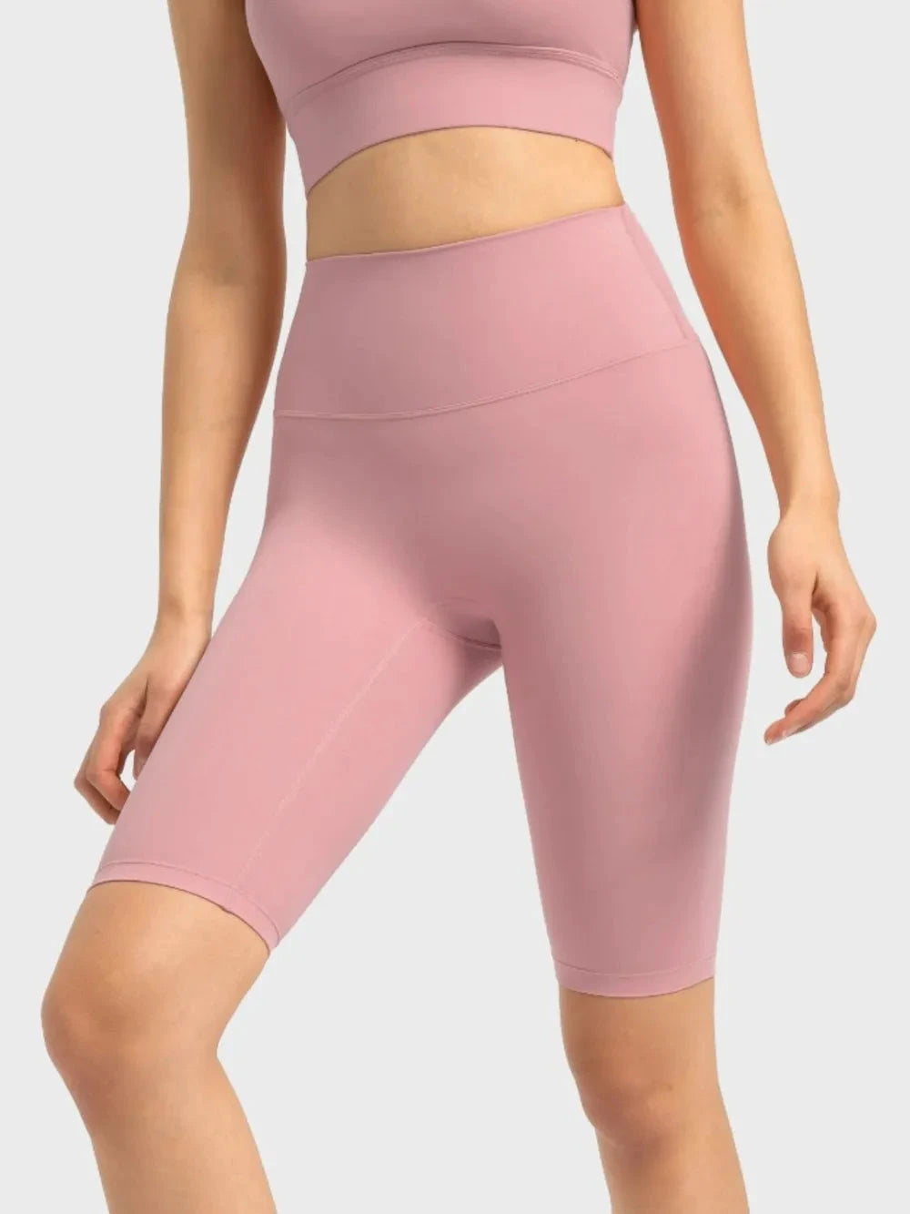 Millennia High Rise Wide Waistband Active Shorts by Lady Ros