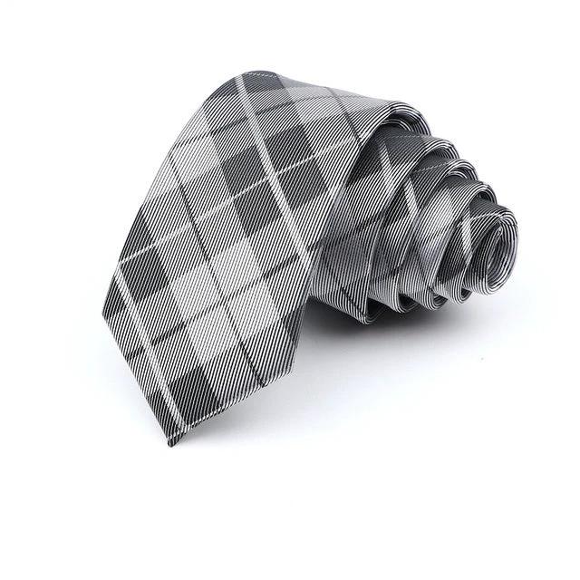 Men's 6cm Casual Ties Skinny Tie Fashion Polyester Plaid by GJG Denim