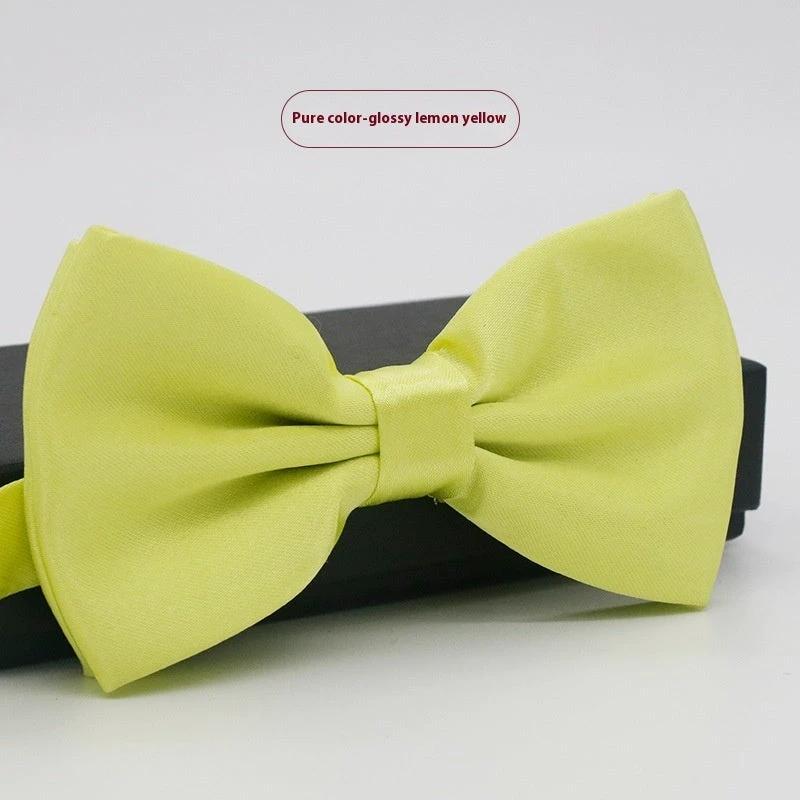 Men's Solid Color Bow Tie by GJG Denim