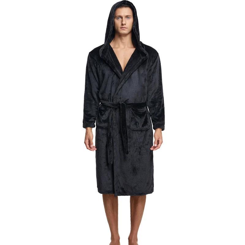 Men's Hooded Robe by GJG Denim