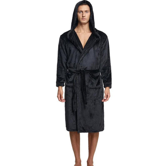 Men's Hooded Robe by GJG Denim