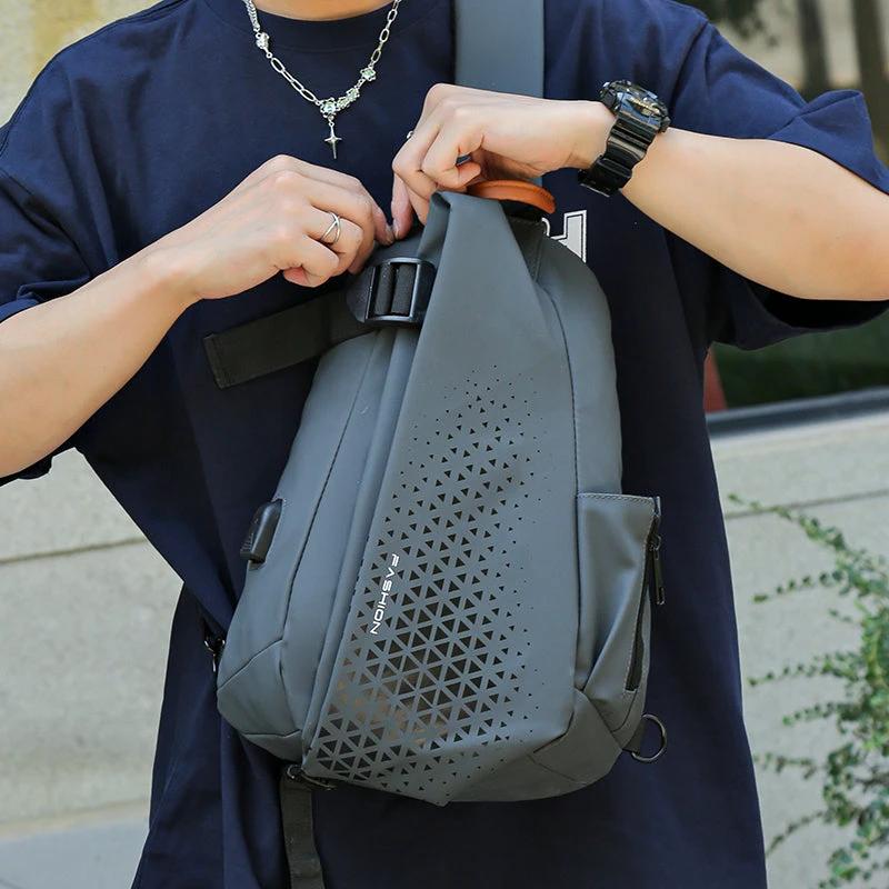 Men's Leisure Shoulder Bag by GJG Denim