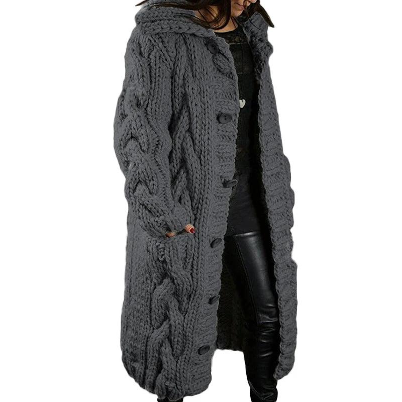 Women's Cardigan Plus Size Sweater Coat by GJG Denim