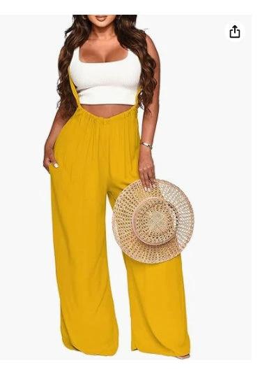sleeveless Casual Jumpsuit by GJG Denim