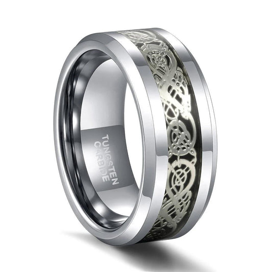 Personalized Men's High Sense Tungsten Ring by GJG Denim