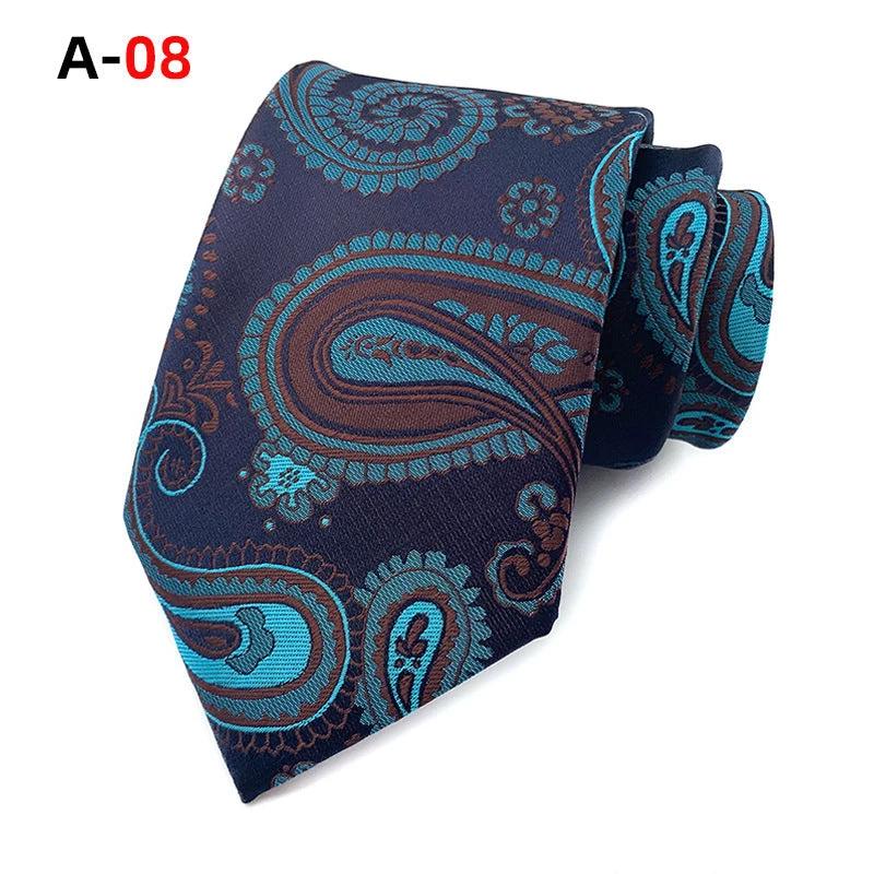 Men's Polyester Jacquard Tie by GJG Denim