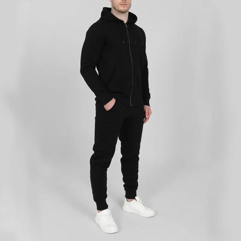 Solid Color Fashion Casual Set Hooded Cardigan Coat by GJG Denim