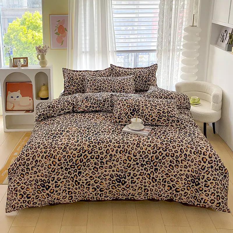 Breathable And Skin-friendly Brushed Duvet Cover And Bed Sheets by GJG Denim