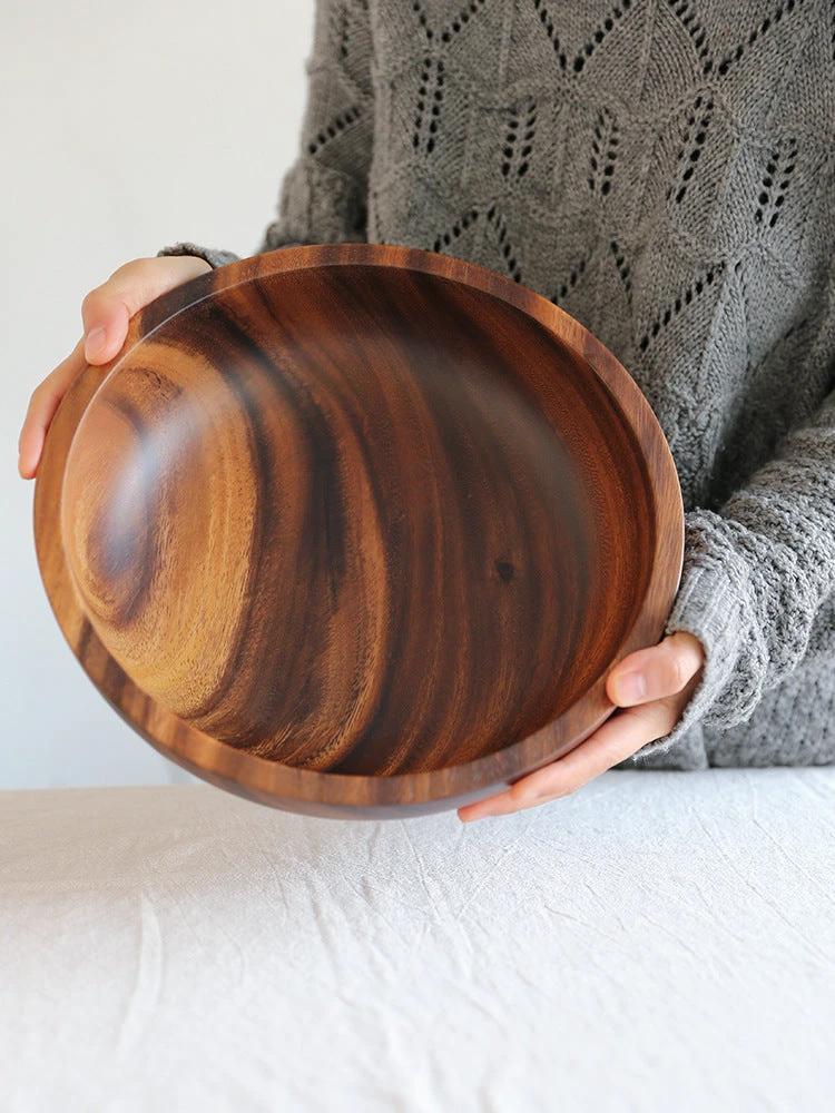 Natural Wooden Bowls For Kitchen by GJG Denim