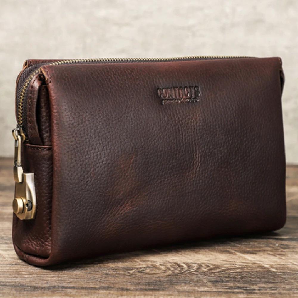 Men's First Layer Cattlehide Leather Bag by GJG Denim