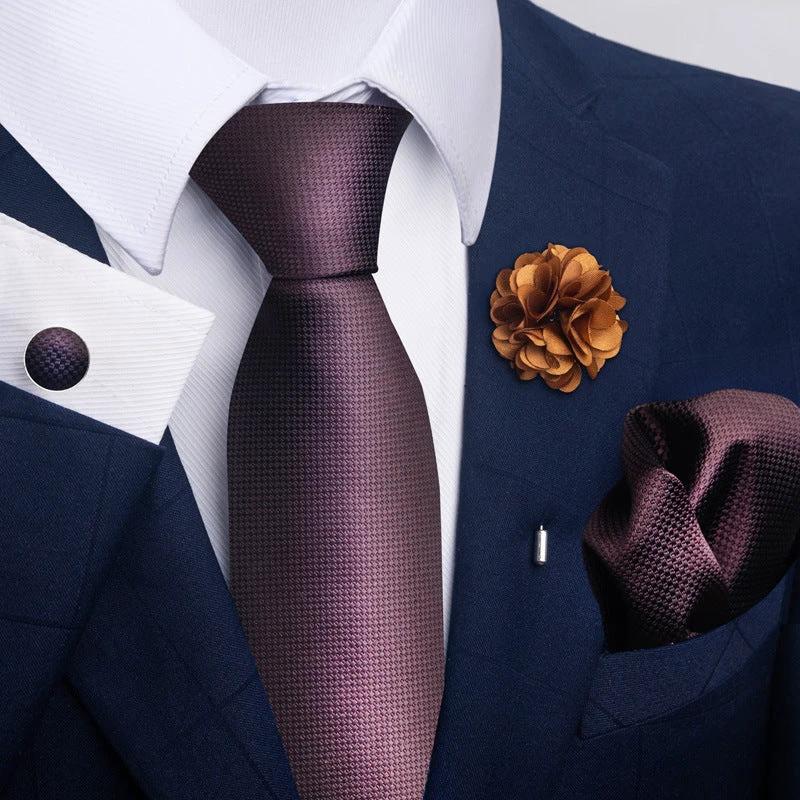Men's Tie and Pocket Square Combo by GJG Denim