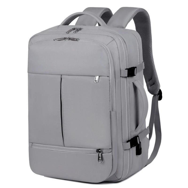 Large Capacity Backpack For Men w/ Multiple Pockets And Zippers Versatile Computer Bags Business Travel Backpack by GJG Denim