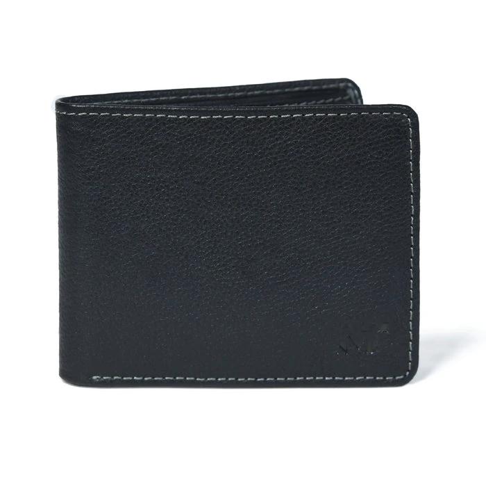 Classic Black Leather Wallet by Classy Leather Bags