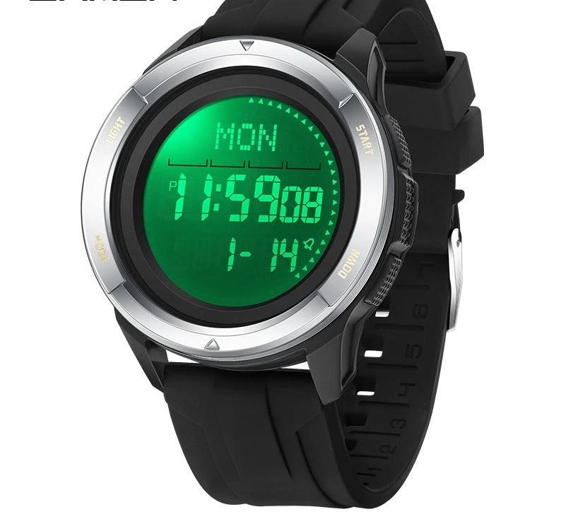 Men's Waterproof Multifunctional Outdoor Sports Electronic Watch by GJG Denim