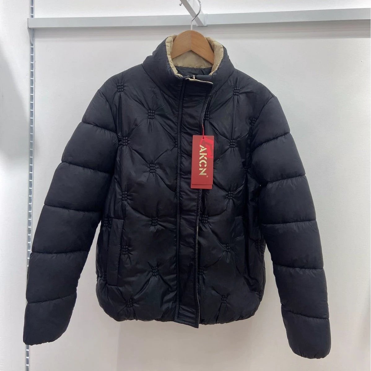 Plus Size Down Cotton Embroidered Warm Coat by GJG Denim