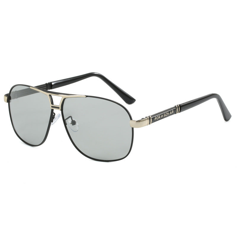 Men's Polarized Day And Night UV Protection Advanced Sense Color Changing Sunglasses by GJG Denim