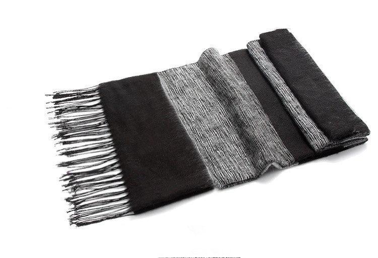 Men's Stripped Casual Scarf by GJG Denim