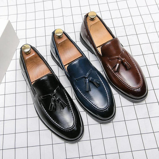 Men's Casual Tassel Slip-on Shoes by GJG Denim