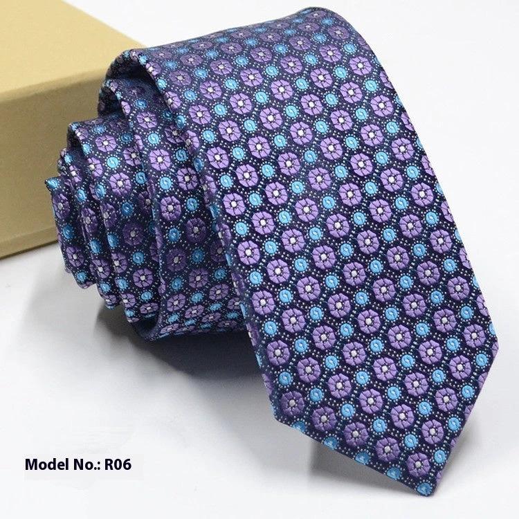 Men's Fashion Exquisite Jacquard Tie by GJG Denim