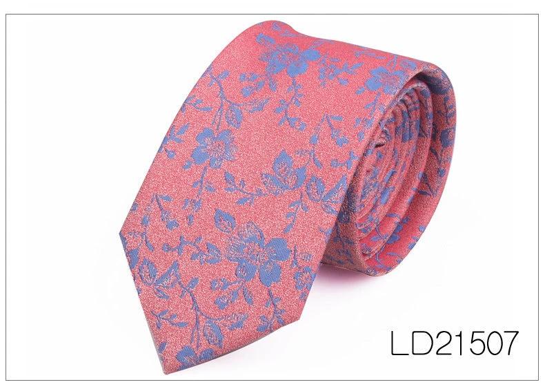 Men's Casual Fashion 6cm Flower Graffiti Tie by GJG Denim