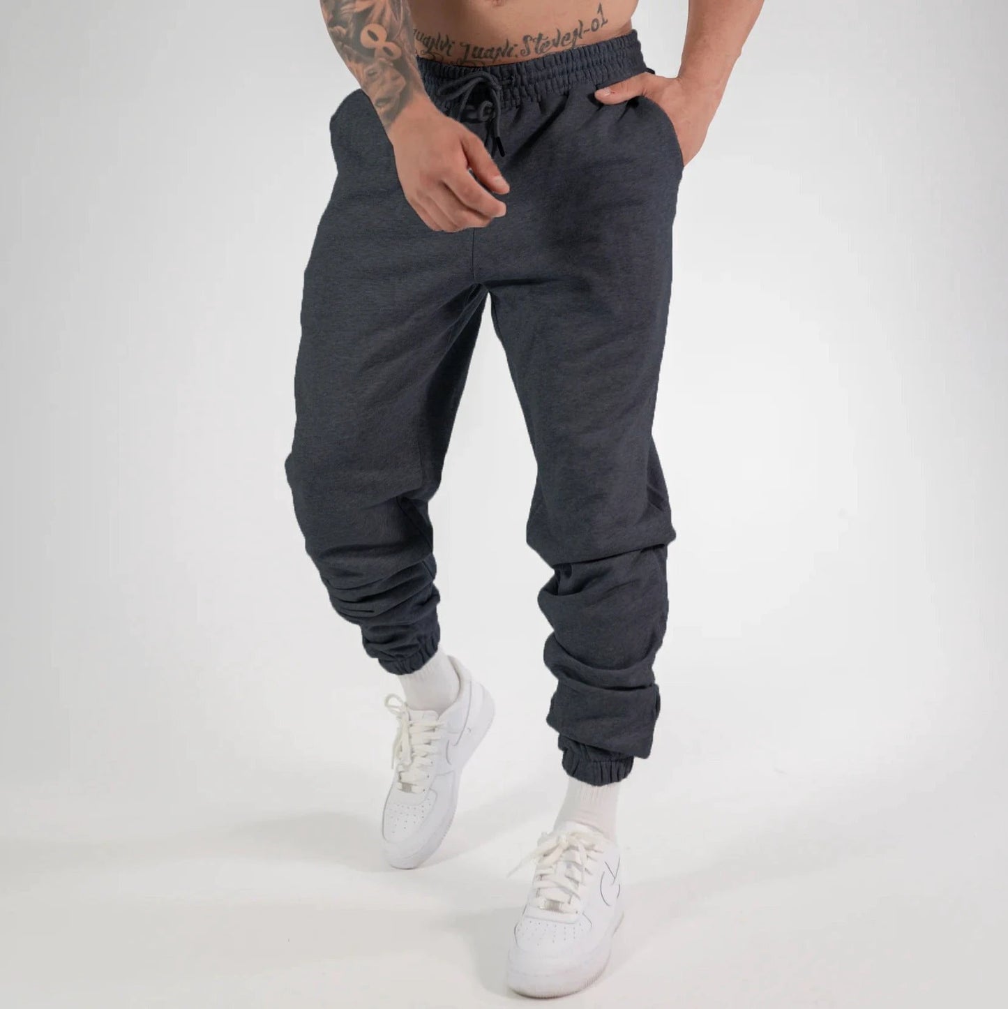 Men's Casual Wide Leg Sweatpants by GJG Denim