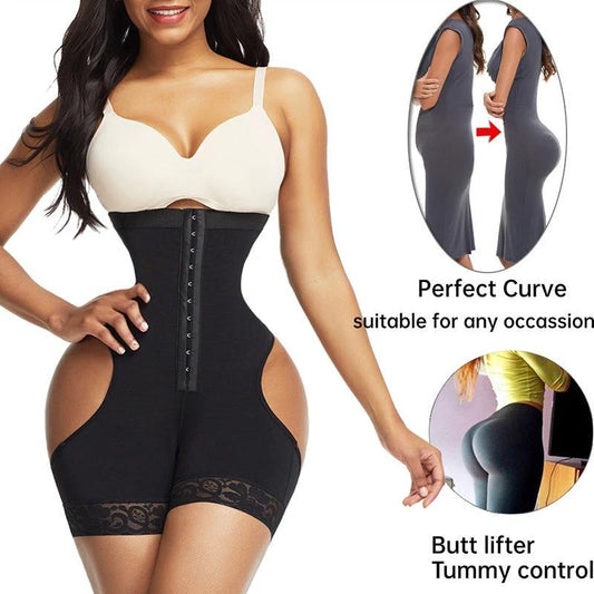 Women Shapewear High Waist Butt Lifter Tummy Control Underwear Workout Waist Trainer Corset by GJG Denim