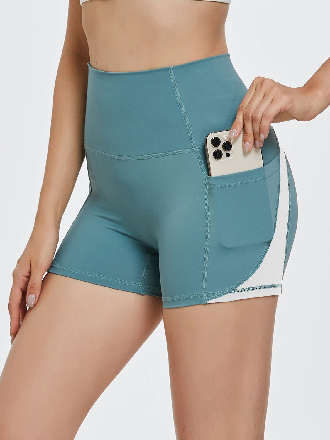High Waist Active Shorts by Lady Ros