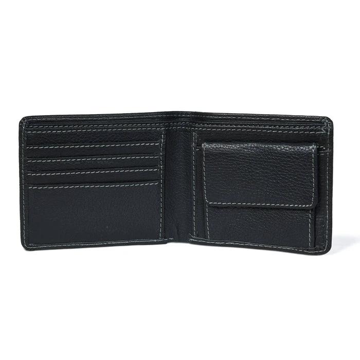 Classic Black Leather Wallet by Classy Leather Bags