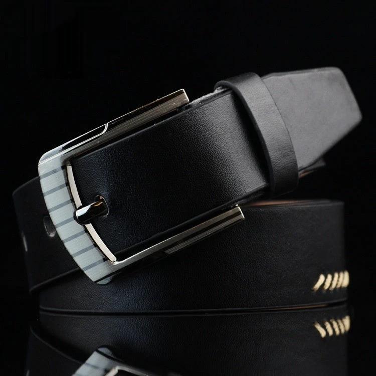 Men's Threading Casual Pin Buckle Belt by GJG Denim