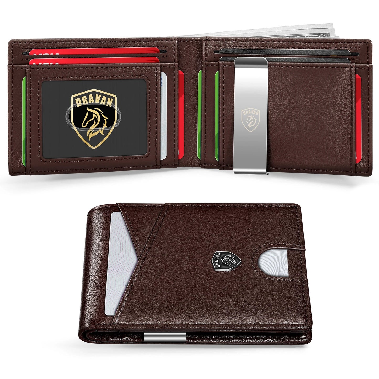 Men's Card Holder Portable Carbon Fiber by GJG Denim