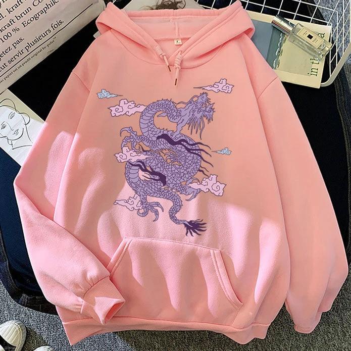 Men's Chinese Dragon Hoodies by GJG Denim