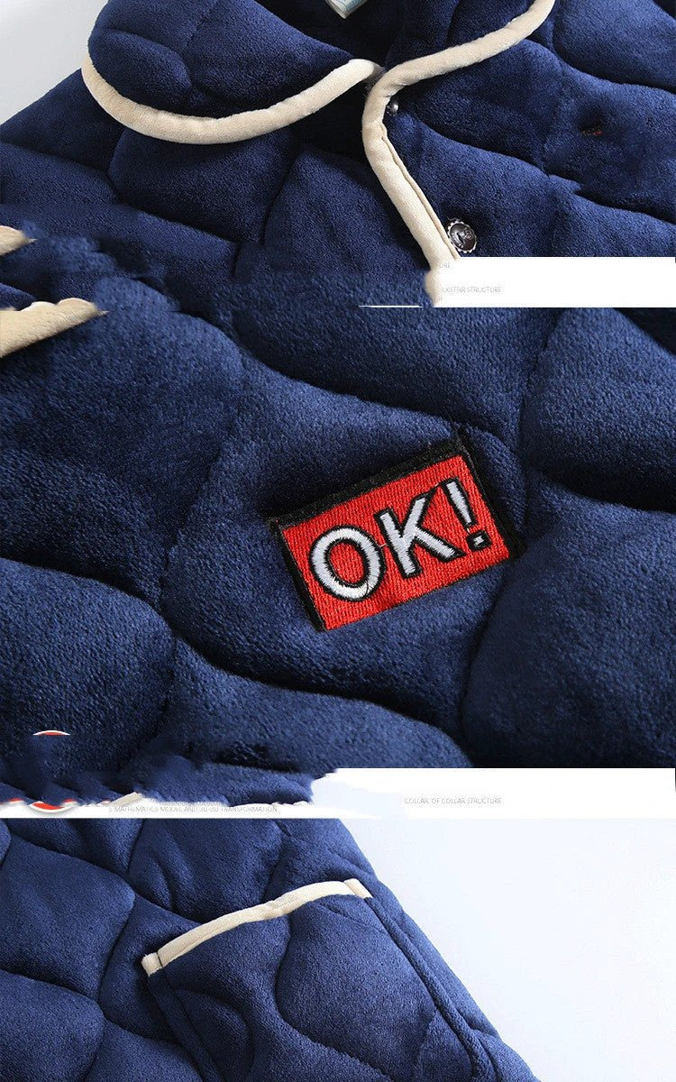 Men's Quilted Pajamas by GJG Denim