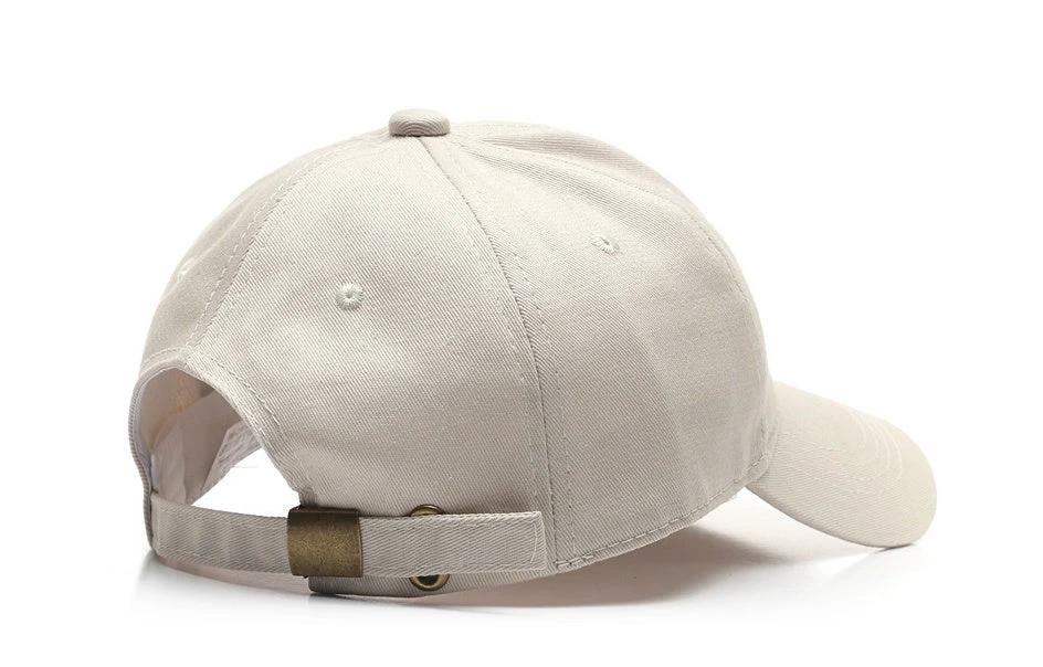 Soft Top Baseball Cap With Side letter Embroidery For Men by GJG Denim