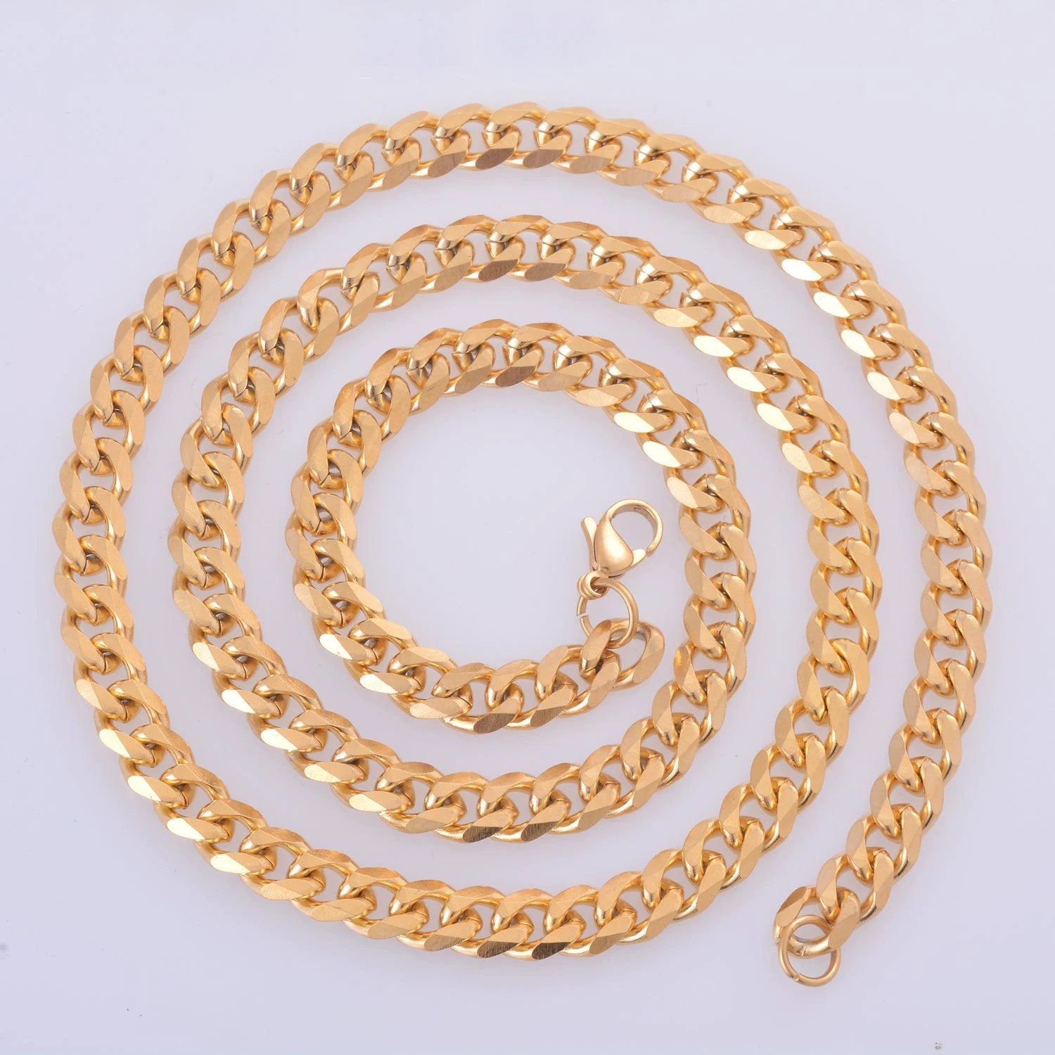 Stainless Steel Six-sidded Keel Chain For Men by GJG Denim