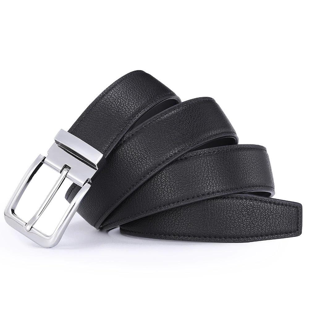Men's Personality Trendy Belt High Quality Alloy Pin Buckle by GJG Denim