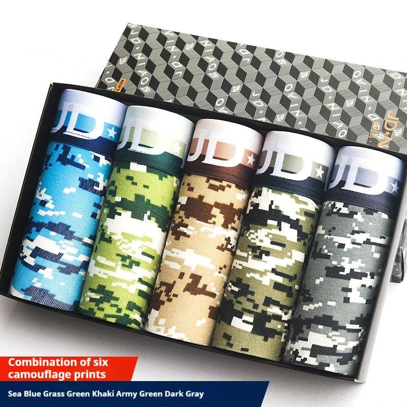 Men's Cotton Printed Breathable Boxers by GJG Denim